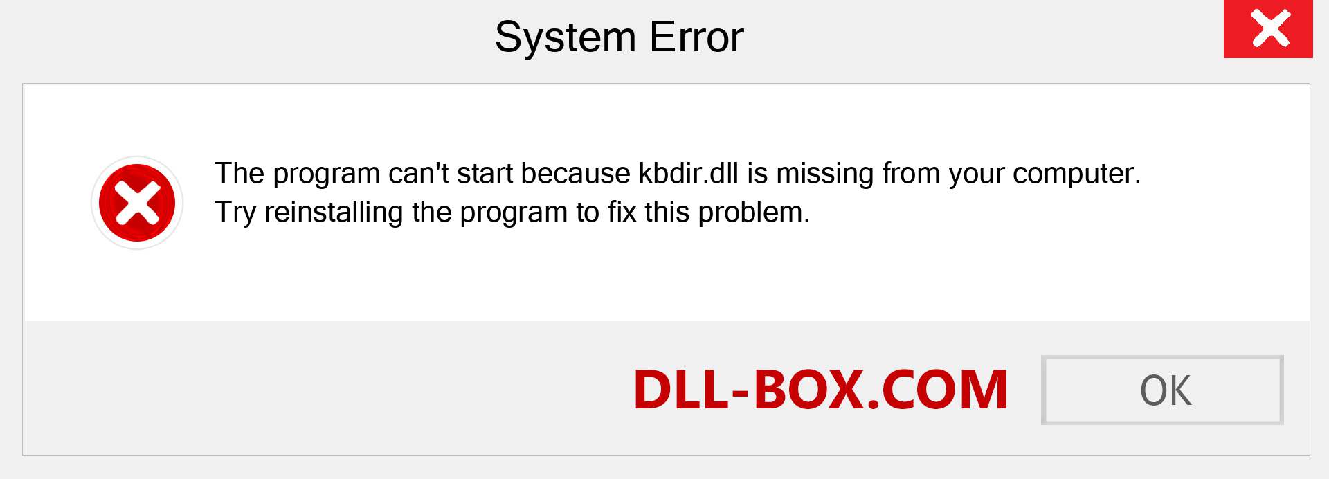  kbdir.dll file is missing?. Download for Windows 7, 8, 10 - Fix  kbdir dll Missing Error on Windows, photos, images